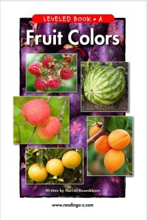 Fruit Colors!2/12/2019