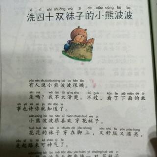 《洗四十双袜子的小熊波波》