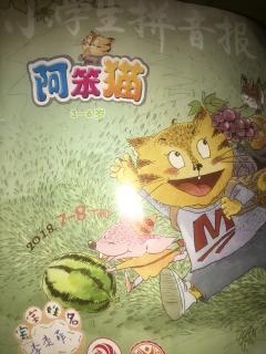 阿笨猫的故事-帮胖婆婆摘菜