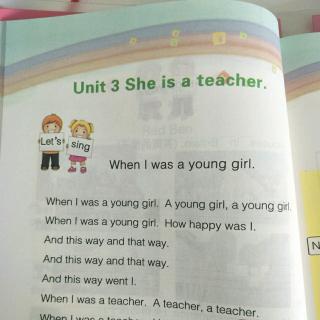 3.She is a teacher.