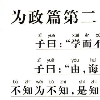 14、《论语》讲解版（为政篇2.15 & 2.17）