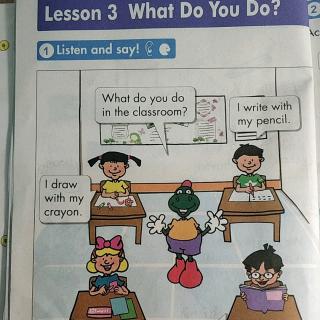 Lesson3 What do you do?