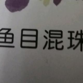 鱼目混珠一一成语故事