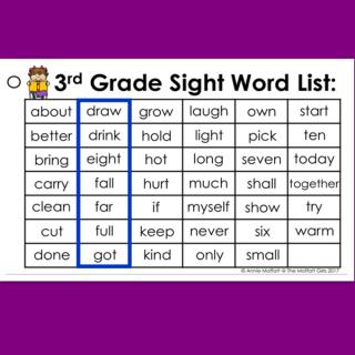 Sight Words [3rd Grade] 2