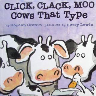 [Jasmine讲故事]click clack moo cows that type会打字的奶牛