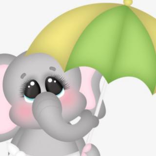 儿童故事――《小象和大伞》