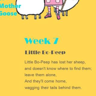 2019Week7-Little Bo-Peep