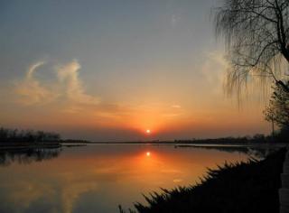 写在二月的夕阳（文/风拂微雨）