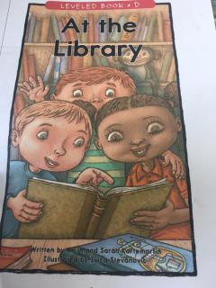 at the library