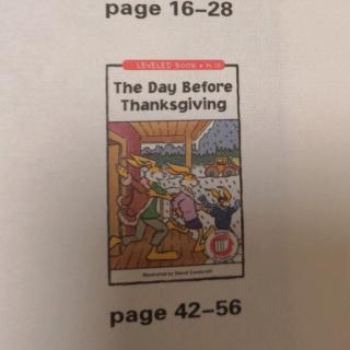 The Day Before Thanksgiving