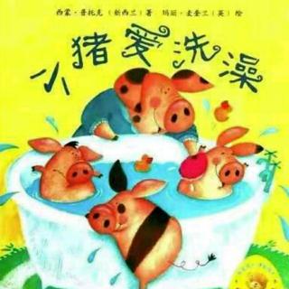 朱曲双语幼儿园的晚安故事122《小猪爱洗澡》