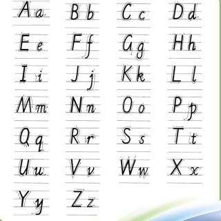 汉语拼音音序表