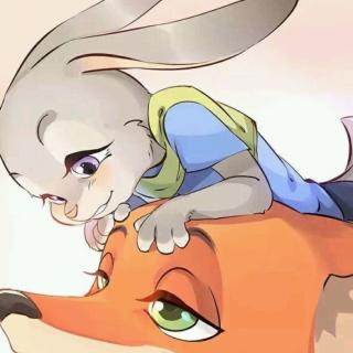 狐狸兔子拟人情侣头像图片