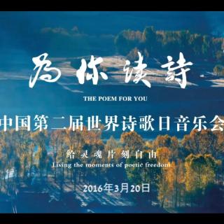 「为你读诗」中国第二届世界诗歌日音乐会（下）