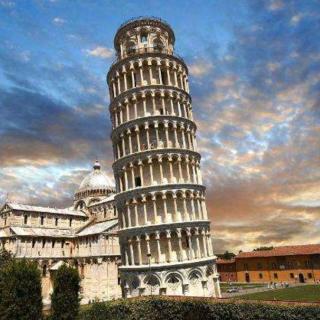 比萨斜塔The Leaning Tower of Pisa.