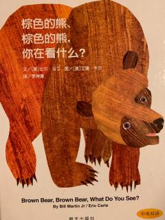 Brown bear brown bear,what do you see?棕熊棕熊你看到了什么？