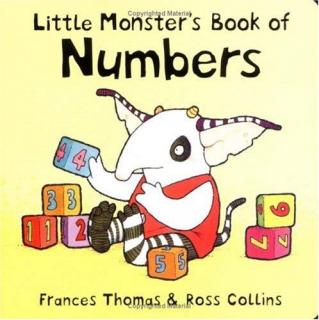 little monster's book of numbers