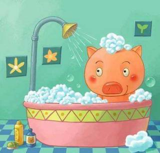 金鼎实验幼儿园睡前故事345—《胖小猪洗澡》