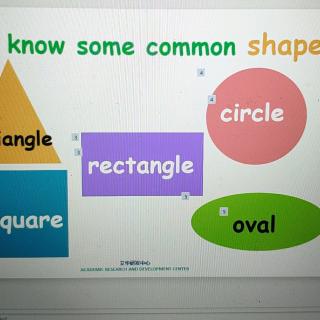 三角形triangle  正方形square 长方形rectangle 原形circle  椭圆ovak