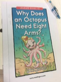 Why does an octopus need eight arms ?
