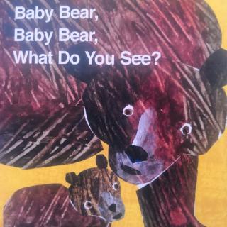 Baby Bear baby bear,what do you see