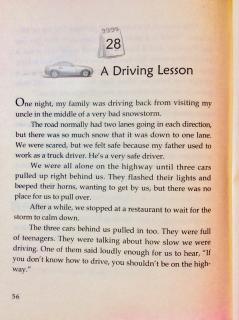 1-28 🚙A Driving Lesson