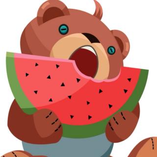 【故事310】供销幼儿园晚安故事《小胖熊🐻吃西瓜🍉》