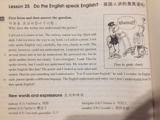 25. Do The English Speak English？