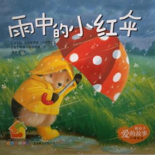 雨中的小红伞