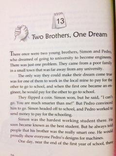 2-13  Two Brothers，One Dream