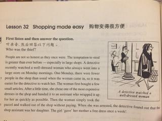 32. Shopping Made Easy 购物变得方便