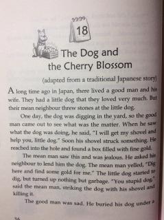 2-18 🐕The Dog and The Cherry Blossom