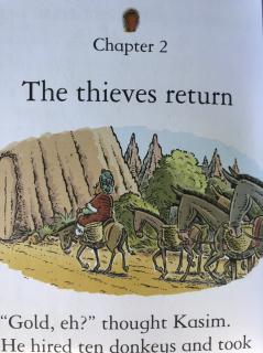 Ali Baba and the Forty Thieves.-(2)The thieves return.