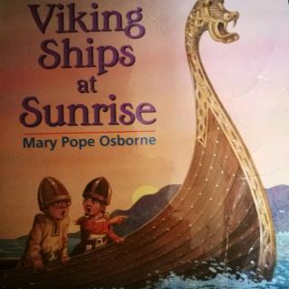 Viking Ships At Sunrise(10)