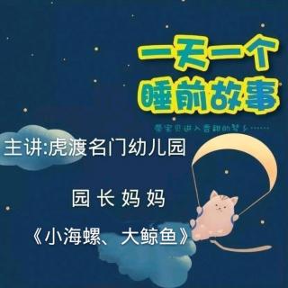 【故事496】虎渡名门幼儿园晚安绘本故事《小海螺、大鲸鱼》