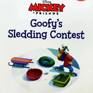 Goofy's sledding contest