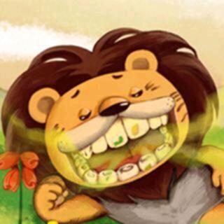 幸福泉同舟幼儿园晚安故事《不爱刷牙的狮子》