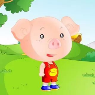 一只幸福的小猪