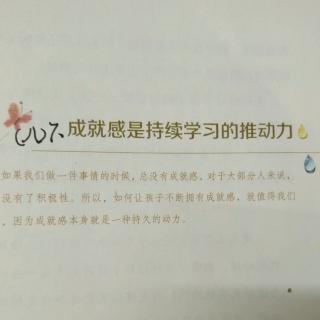 （八）7、成就感是持续学习的推动力