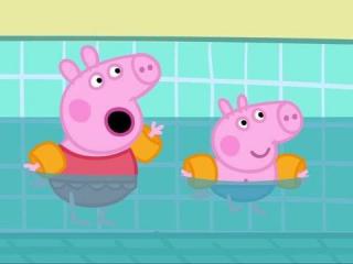 《胖小猪🐷学游泳》