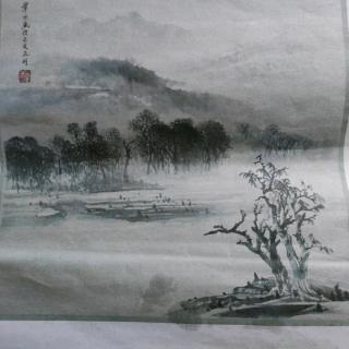 《笔游丘壑墨染林》韩群力山水画欣赏