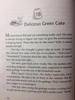 3-18 Delicious Green Cake