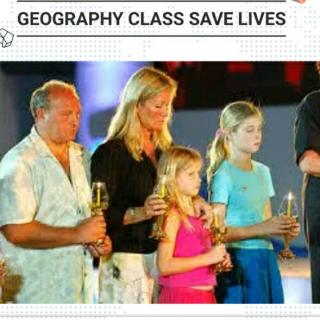 Geography class save lives