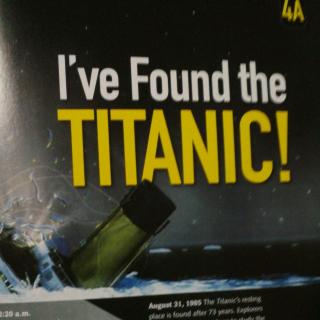 I've found the Titanic!