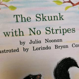 The skunj with no stripes