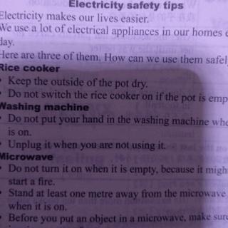 Electricity safely  tips