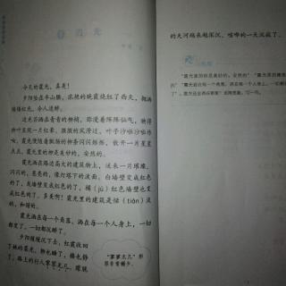 语文主题阅读   ①霞光