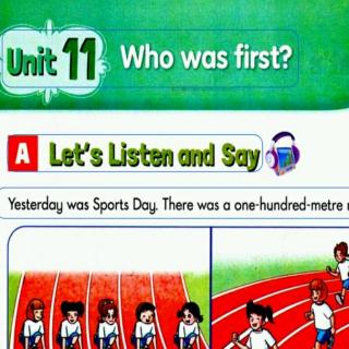 Unit 11.Who was first?