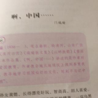 啊！中国……