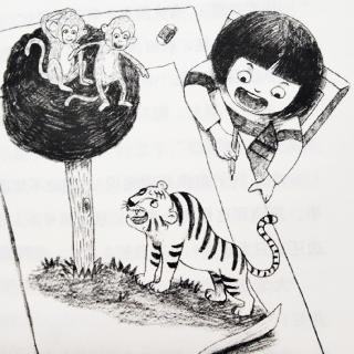 《天天经典孙幼军-国王蛇》7.妮妮画猴儿